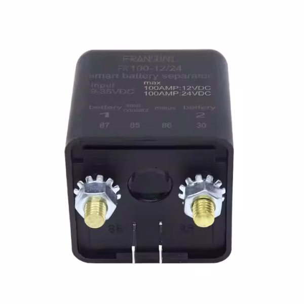 Automotive Disconnect Battery Relay ATV UTV Parts RV CAR 12V 24V 100A Smart Dual Battery Isolator Switch - Image 2