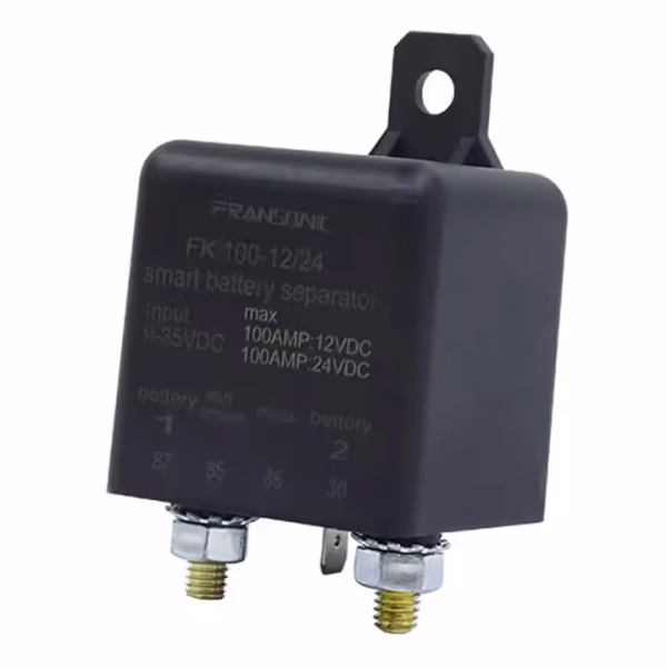 Automotive Disconnect Battery Relay ATV UTV Parts RV CAR 12V 24V 100A Smart Dual Battery Isolator Switch