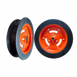 13 Inch Wooden Cart High Load Solid Wheel