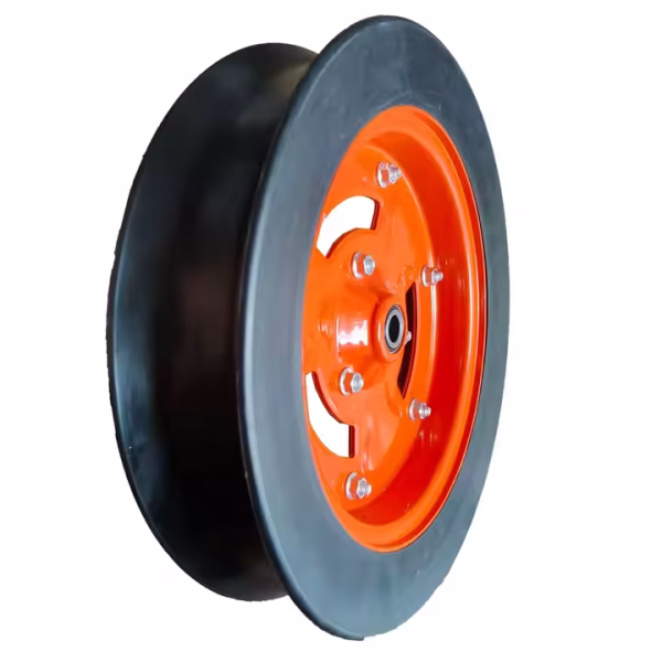 13 Inch Wooden Cart High Load Solid Wheel - Image 4