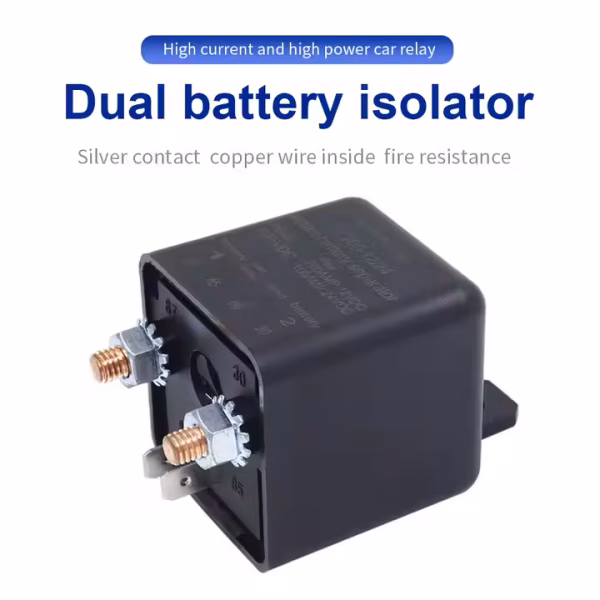 Automotive Disconnect Battery Relay ATV UTV Parts RV CAR 12V 24V 100A Smart Dual Battery Isolator Switch - Image 6