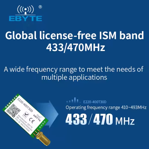 Ebyte ODM E220-400T30D LLCC68 Module 433MHz 10km Long Distance Wireless Transmitter Receiver Semtech Industrial Automation - Image 6